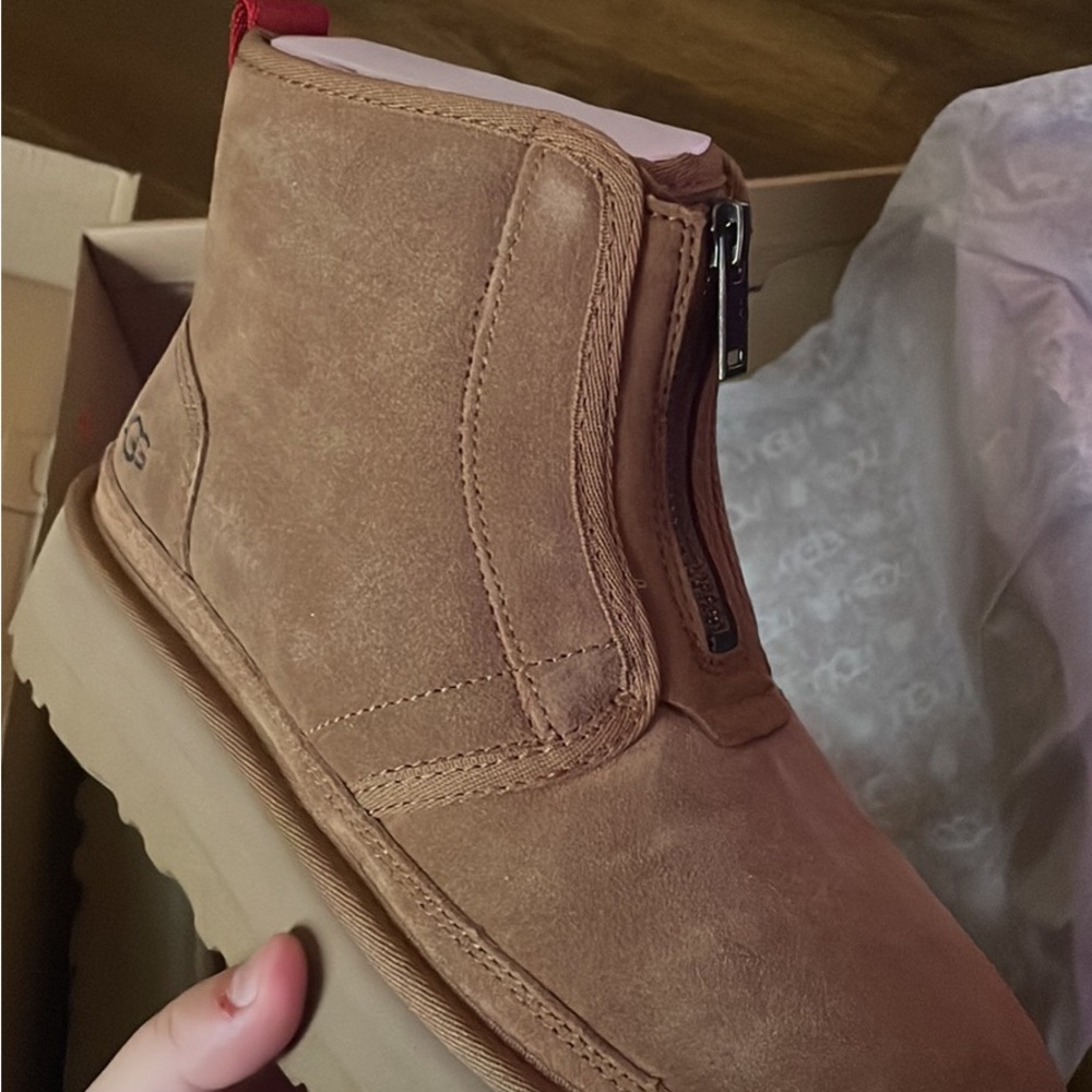 Ugg neumel platform zip up boots
